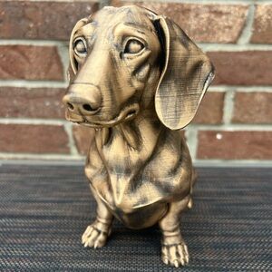 Charming Dachshund Statue